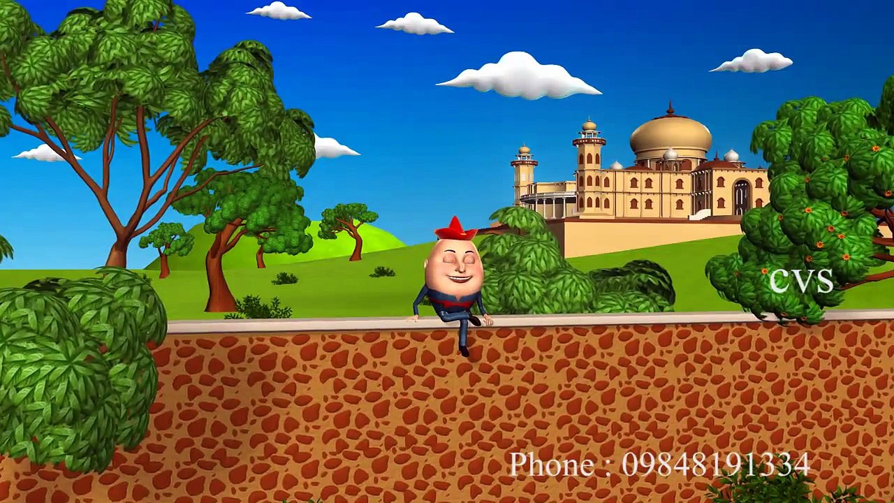 Humpty Dumpty - 3D Animation English Nursery Rhyme songs For Children ...