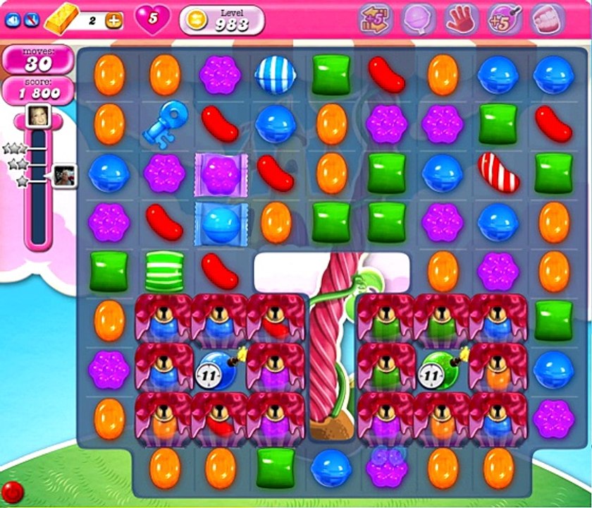 Candy Crush Saga level 983
