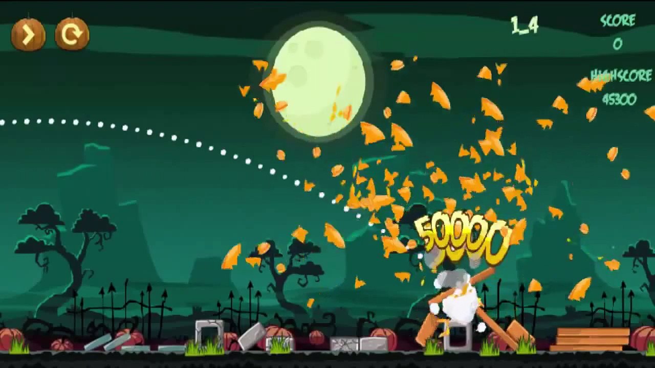 Cartoon News 2014 Angry Birds Halloween Adventure Walkthrough Gameplay KidsWorld99