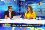 Miss Perú 2015 es periodista deportiva: Laura Spoya espera coronarse en Colombia