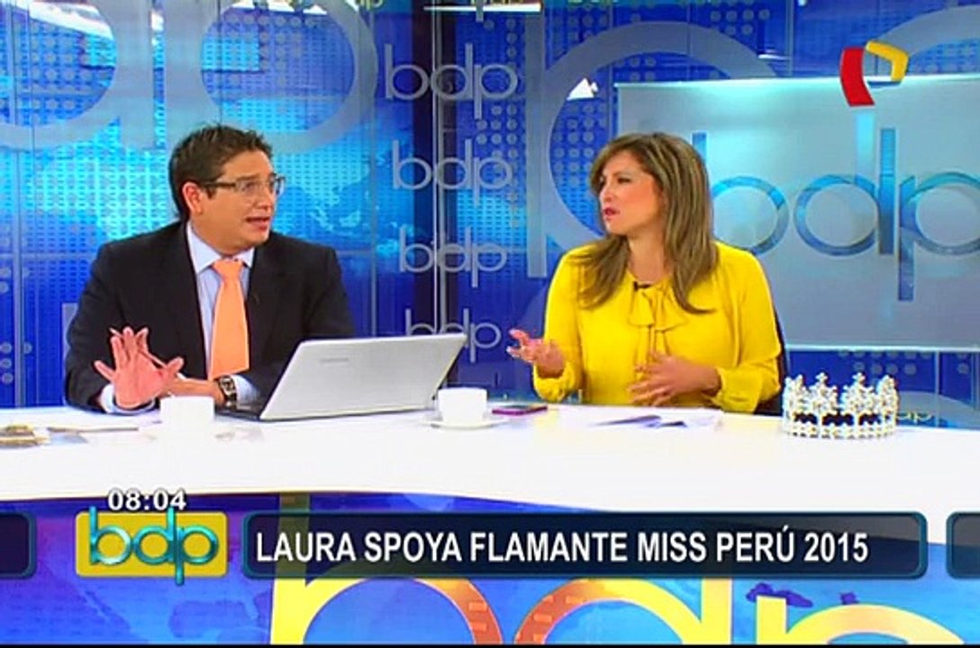 Miss Perú 2015 es periodista deportiva: Laura Spoya espera coronarse en Colombia