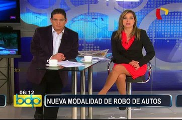 Advierten sobre nueva modalidad de robo: intentaron asaltar a conductor en plena vía