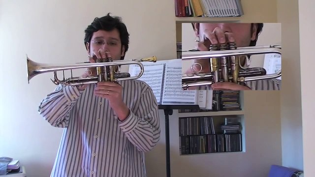 Juanjo Molina Trompetista clases por Skype tutorial escala cromática 1era octava trompeta