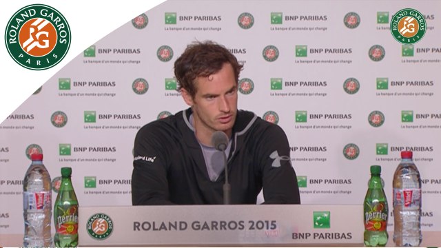 Conférence de presse Andy Murray Roland-Garros 2015 / Demi-finales