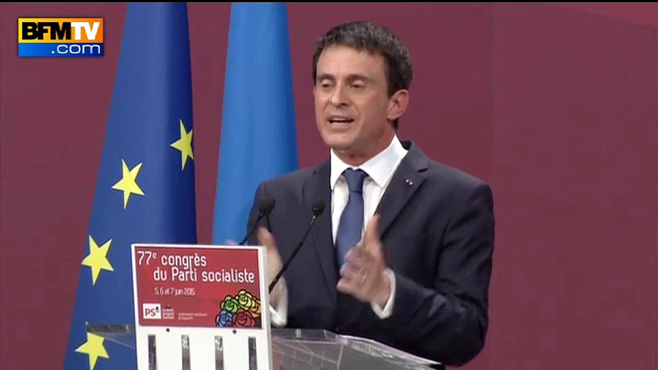 Valls au congrès du PS: "Nous étions Tous Charlie le 11 janvier!"