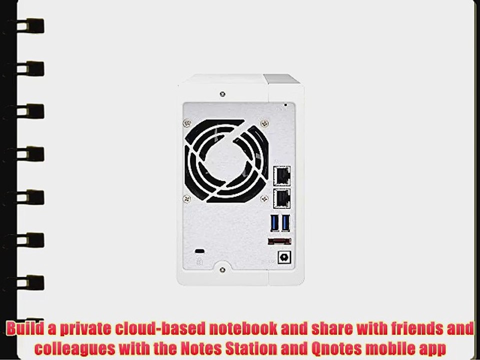 QNAP TS-231 2-bay Personal Cloud NAS with PLEX DLNA Mobile Apps Support (TS-231)