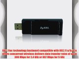 ZyXEL 11ac Dual-Band Wireless AC1200 USB 3.0 Adapter (AC240)