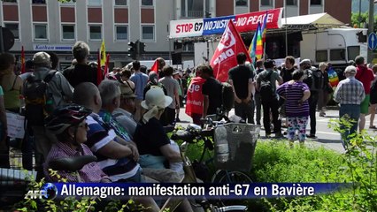 Allemagne: des centaines de manifestants anti-G7 en Bavière