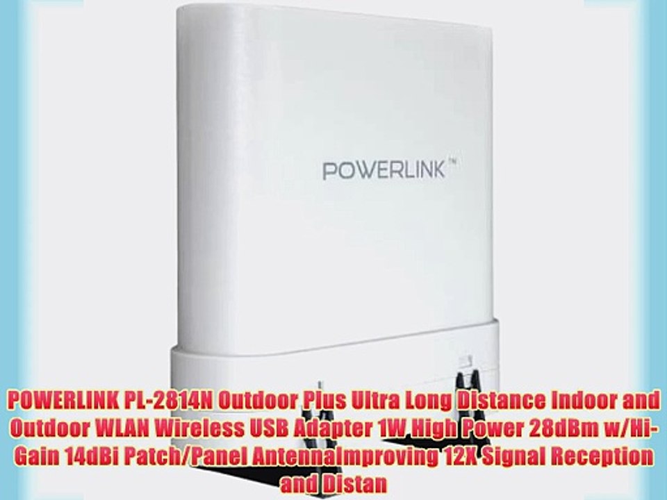 POWERLINK PL-2814N Outdoor Plus Ultra Long Distance Indoor and Outdoor WLAN Wireless USB Adapter