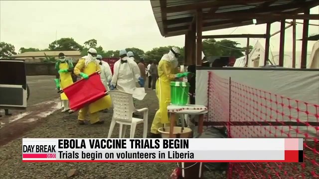 Ebola vaccine trials begin in Liberia 에볼라 대원 잇단 주삿바늘 사고, 2명째 본국 후송