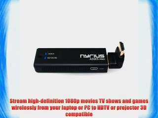 Nyrius ARIES Pro Digital Wireless HDMI Transmitter and Receiver System for Laptops HD 1080p