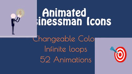 After Effects Project Files - 52 Animated Businessman Icons - VideoHive 8861187