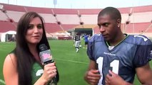 Deon Butler interview with ToppsTV at the NFL Rookie Shoot