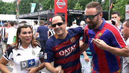 Los aficionados toman las calles de Berlín