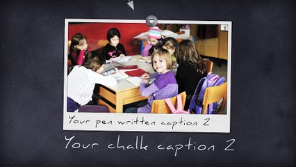 After Effects Project Files - Photos On Chalkboard - VideoHive 8688285