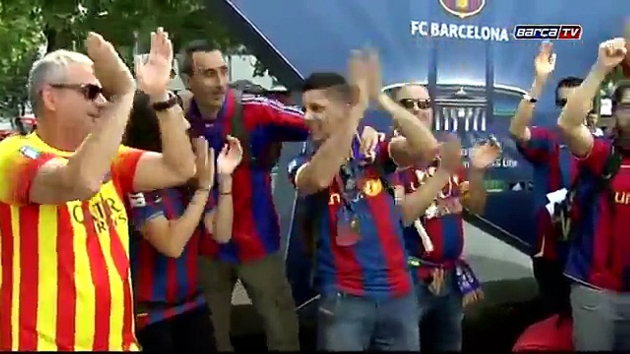 Champions League Final- Great atmosphere in Berlin.