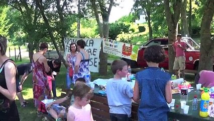 Le goûter ludique des élèves de Vallan