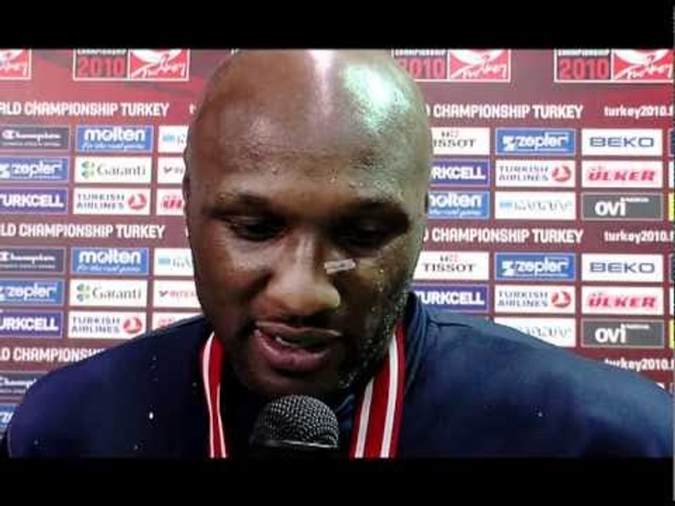 Interview with Lama ODOM (USA) & Hedo Turkoglu (TUR) - 2010 FIBA World Championship in Turkey.