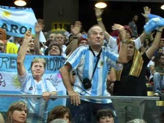 Argentinian fans in Kayseri - 2010 FIBA World Championship in Turkey.