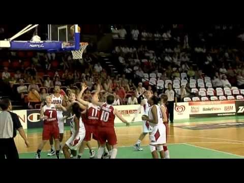 USA vs Canada - Day 3 of the 2010 FIBA U17 World Championship for Women