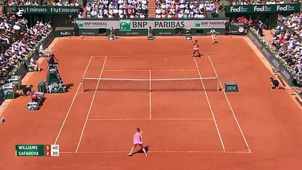 Fransa Açık : Hlts Williams - Safarova