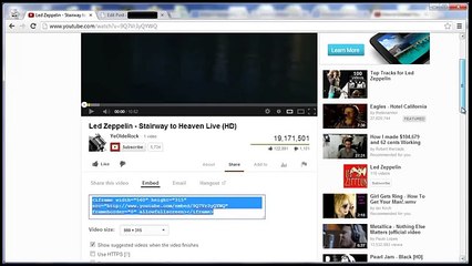 How To Embed A YouTube Video | 2015