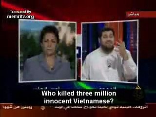 Arap ateist kadın canlı yayında mollaya rezil oluyor (Englısh subt)