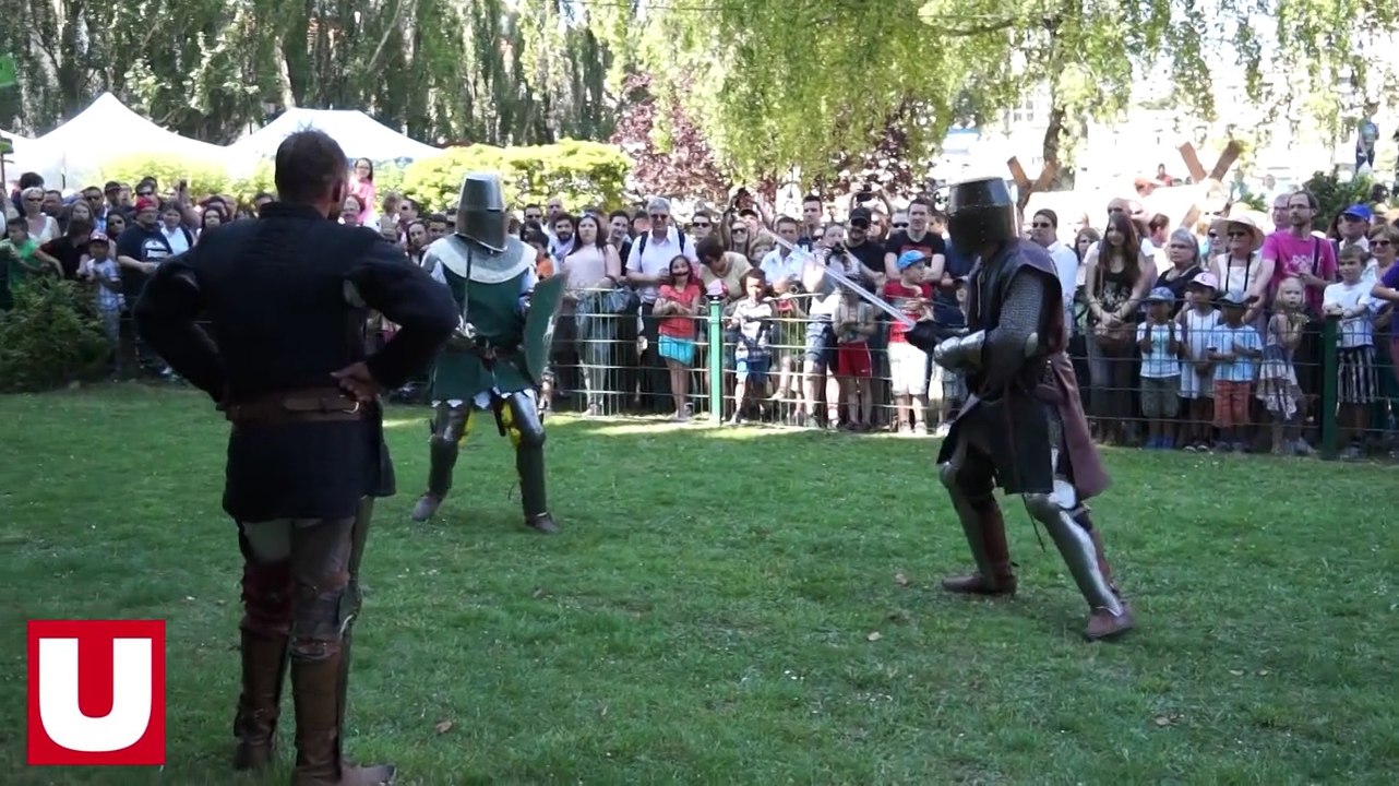 Combat médiéval aux Fêtes Johanniques