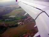 Atterraggio volo wizzair aeroporto Praga