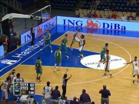 USA V Australia FIBA U17 World Champs 2010