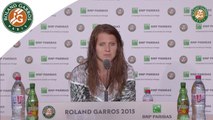 Press conference Lucie Safarova 2015 French Open / Final