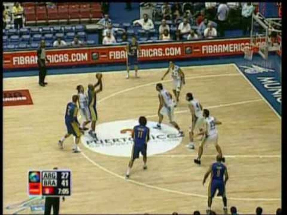 Argentina v Brazil - 28-08-09: FIBA Americas Championship