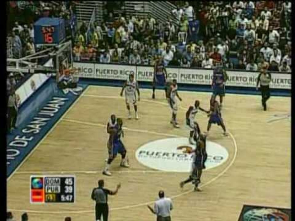 DOM v Puerto Rico - 02-09-09: FIBA Americas Championship