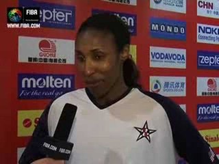 Lisa LESLIE Post-game interview