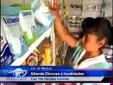Cd. de México.- Atiende Diconsa  a localidades. Con 164 tiendas móviles