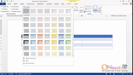 MS Word 2013 Tutorial in Urdu/Hindi (Part-07)