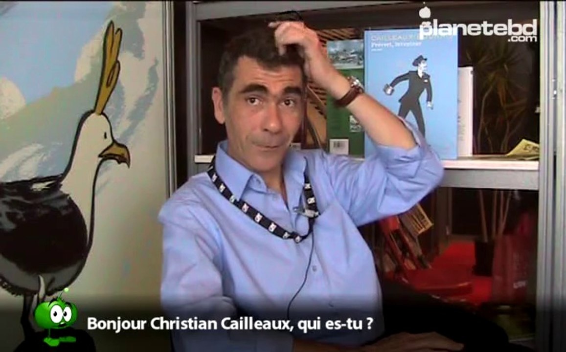 Christian Cailleaux en interview pour planetebd.com