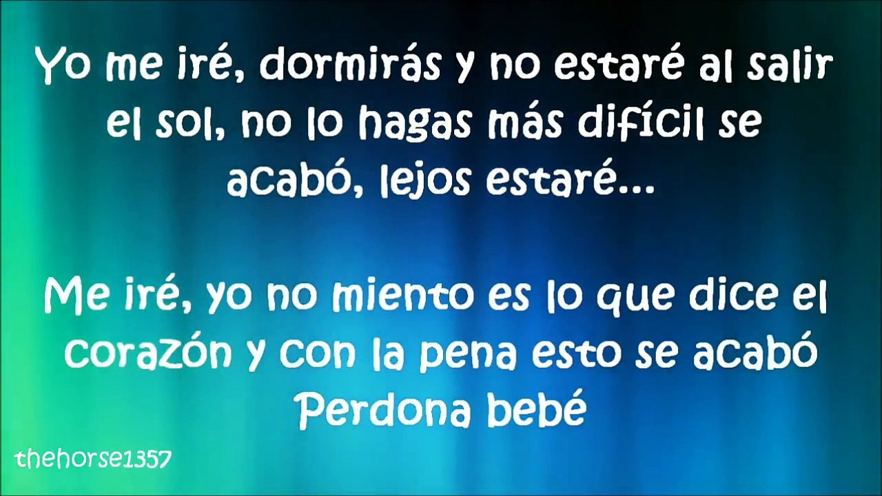 Mc Davo - Me iré (LETRA CON LINK DE DESCARGA) 2014