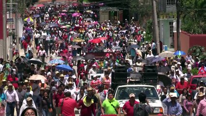 Protestas en México de cara a elecciones