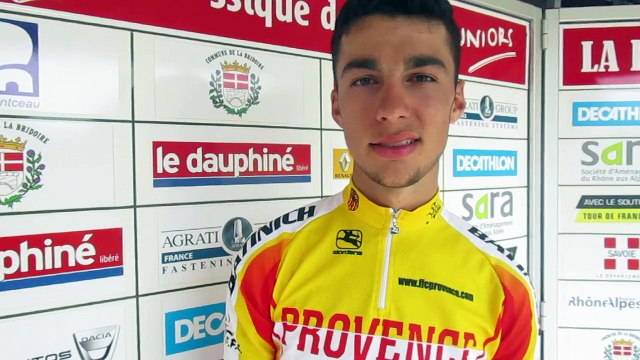 Classique des Alpes 2015 : Sofiane Merignat malgré la chute