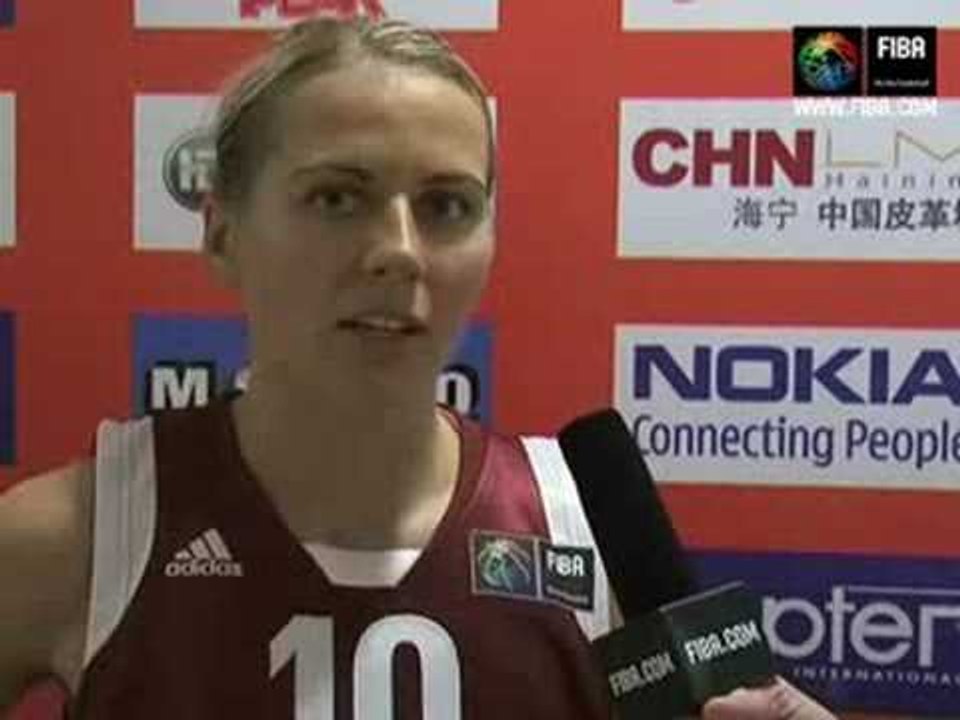 Anete JEKABSONE-ZOGOTA Post-game interview