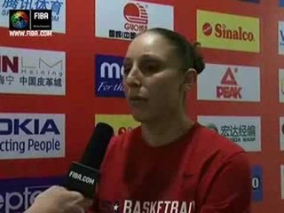 Diana TAURASI post game interview