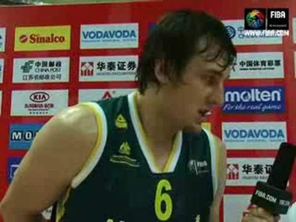 Andrew BOGUT (AUS), post-game interview
