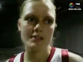 Gunta BASKO & Zane EGLITE backstage interview (Latvia)