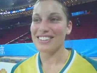 Hollie GRIMA backstage interview (AUS)