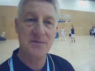 Backstage interview with coach Mike McHUGH