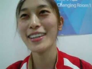 Backstage interview with Sui FEI FEI