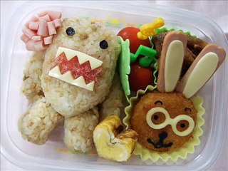 Character Bento キャラ弁 NHK どーもくん うさじい 妄想グルメ