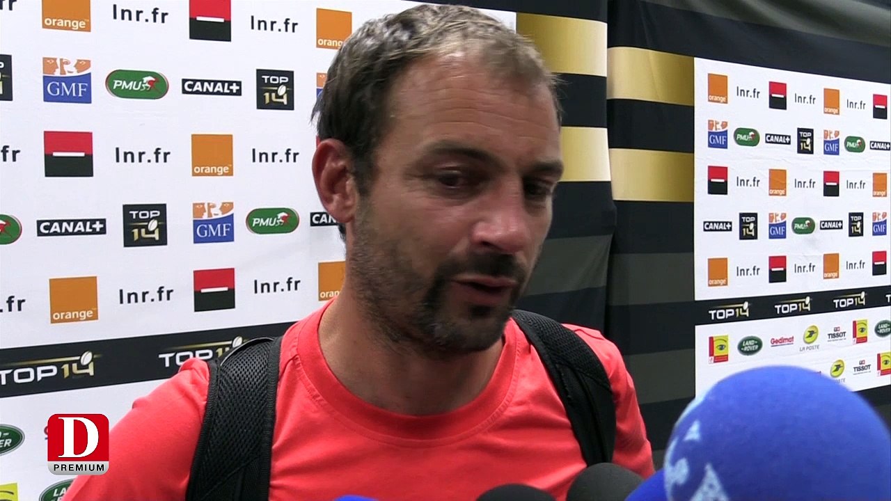 Jean-Baptiste Élissalde très ému après la défaite du Stade Toulousain
