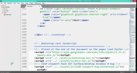 Bootstrap template basics in Urdu Hindi IT Learning House